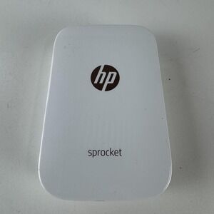 HP Sprocket X7N07A Portable Digital Photo Printer Bluetooth Zink White Rose Gold